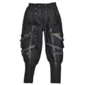 black cargo pants techwear