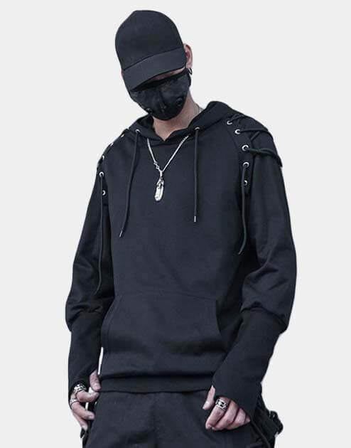 Lace Up Hoodie