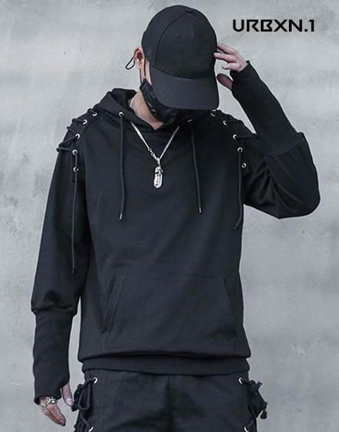 Lace Up Hoodie