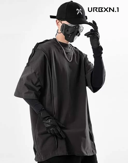 Black Techwear Shirt (5) Black Techwear Shirt