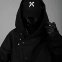 Black Hoodie Mens Streetwear